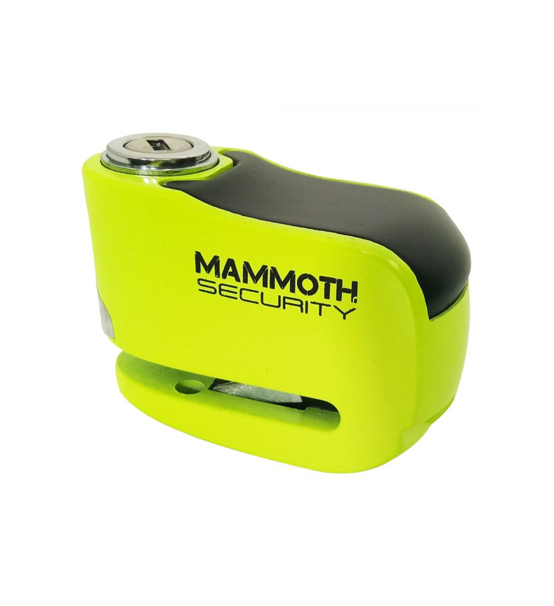 Mammoth Gremlin Alarm Disc Lock Fluoro Yellow - Cycleworld
